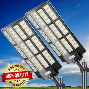 8000W Street Solar Lights Outdoor Wide Angle Solar Lights Outdoor Motion <strong>Sensor</strong> Commercial Solar Parking Lot Lights <strong>Dusk</strong> to <strong>Dawn</strong> - Product Image 1