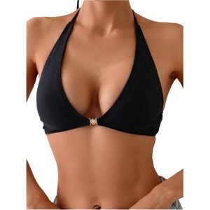 Haut de bikini dos nu personnalisé pour femme, extensible, à nouer, pour la plage et l'été - Product Image 3