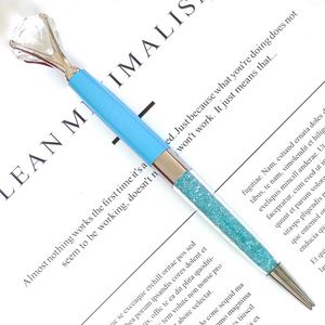 Big Diamond Rotating Metal Logo Printed Crystal <b>Pen</b> Promotion Corporate Activity Business <b>Gift</b> Ballpoint <b>Pens</b> - Product Image 5