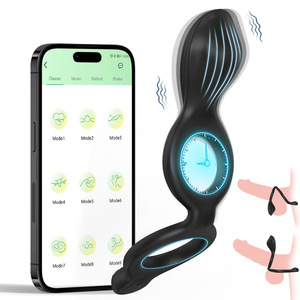 App Controle Sperma Vergrendeling Ring Oefening Training Herbruikbare Vibrerende Langdurige Telling Mannelijke Penis Cock Ringen Voor Mannen Volwassenen - Product Image 1