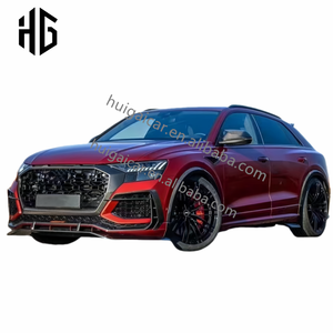 Car Styling Fibra de carbono <span class=keywords><strong>ABT</strong></span> Style Front Lip Canards Difusor trasero Puntas de escape Kit de carrocería para au-di <span class=keywords><strong>Q8</strong></span> RSQ8 Bodykit - Product Image 4
