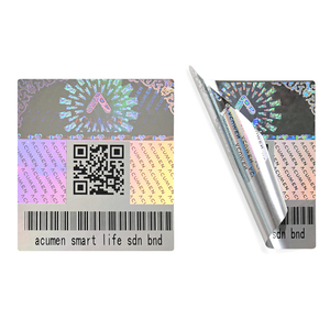 Adesivi Olografici Personalizzati con Codice QR Anti-Contraffazione, Etichette di Sicurezza Laser con Un Codice per Ogni Prodotto per Blind Box e Prodotti IP - Product Image 1