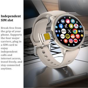 Reloj Inteligente H80 4G para Mujer con Ranura SIM NFC, Cámara, Estilo Elegante y Lujoso, Batería de Larga Duración, Recordatorio del Ciclo Menstrual, Monitor de Salud - Product Image 3