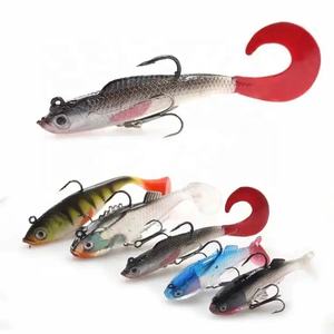 OEM ODM vente en gros paquet de 5 appâts multicolores pour poisson en plomb paquet de queue en T ensemble de leurres pour poisson en plomb - Product Image 6