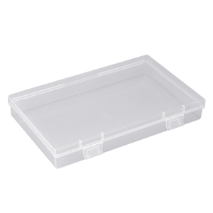 Clear PP Small Plastic Organizer Compartment Transparent Storage Box