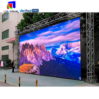 Pantalla LED de Alta Luminosidad Visual P2 P2.6 P2.9 P3 P3.91 SMD a Todo Color para Interiores y Exteriores, Panel LED para Iglesia, Pantalla LED para DJ