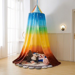 Vendite calde floreale fata per le ragazze letto protetto letto del bambino a baldacchino corona zanzariere per interni - Product Image 2