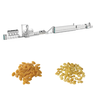 100-150 kg/h Extrudeuse Frit Snacks Bugles Chips Making Machine 2D 3D Pellets Produits semi-finis Friture Ligne de production alimentaire