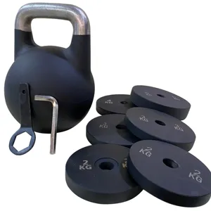 Hot <b>Sale</b> Powder Coated Adjustable <b>Kettlebell</b> Fitness Equipment <b>for</b> Gym Use 32KG Adjustable Cast Steel <b>Kettlebell</b> - Product Image 1