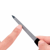 Marque privée pas cher prix Durable anti-dérapant manucure pédicure outils de soin des ongles en acier inoxydable beauté Mini lime à ongles