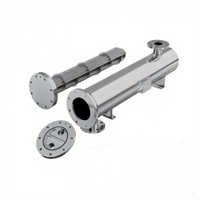 Échangeur de chaleur OEM personnalisé à double feuille tubulaire en U, amovible, conforme ASME BPE GMP, pour eau purifiée WFI et fluides biochimiques