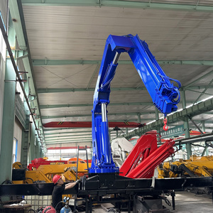 12 tấn gấp Boom hội thảo cần cẩu xe tải thủy lực di động thao túng máy xây dựng bán nóng - Product Image 1