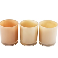 Hot Selling Luxus benutzer definierte farbige 12oz leere glänzende Duftglas Kerzen glas für die Hochzeit