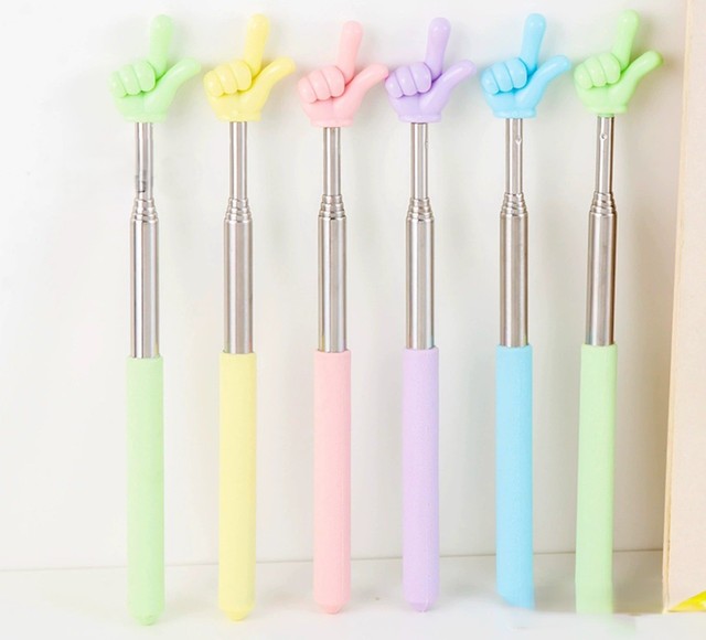 Stainless Steel Telescopic DIY Pick up Tool for Home or School Teacher with Finger Pointer (OEM/ODM Available)