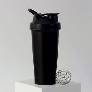 Custom Logo BPA Free Plastic 20oz Protein <b>Shaker</b> <b>Bottle</b> with Mixing Spring for Fitness Event Giveaways - Product Image 2