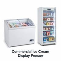 Peralatan Pendingin Es Krim dengan Pendinginan Udara & Pendinginan Langsung yang Dapat Disesuaikan untuk Supermarket Komersial