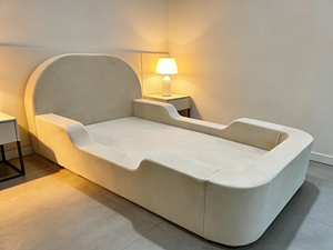 Divano Letto per Bambini in Tessuto Contemporaneo di Alta Qualità, Morbido e Sicuro, Ideale per Camera da Letto, Appartamento, Villa - Product Image 4