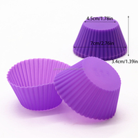 Moule en silicone rond, résistant à la chaleur, forme ronde, pour pâtisserie