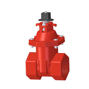 Válvula de Protección Contra Incendios F1811 de Hierro Dúctil con Rosca NRS de 300 PSI, Certificada por UL y Aprobada por FM, con Interruptor - Product Image 4