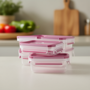 Emsa Clip & Close Contenant alimentaire hermétique 0,55 l, lot de 3, framboise - Product Image 3