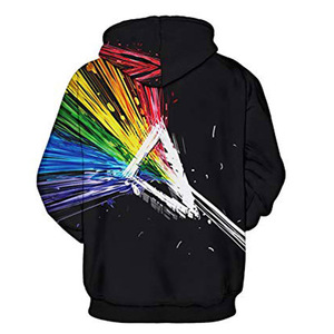 Sudadera con Capucha Impermeable para Hombre, de Felpa Lisa Teñida, Poliéster/Algodón, Precio de Fábrica - Product Image 2