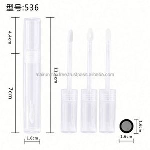 Tube de brillant à lèvres transparent Maxfree 4ml/5ml avec bouchon à vis et sérigraphie, vide, pour rouge à lèvres et cosmétiques - Product Image 3