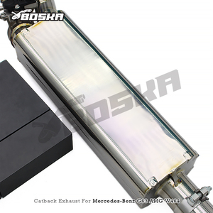 Échappement Catback sur mesure pour Mercedes-Benz G63 AMG W463A/W464 4.0T 2019-2023 Boska Titane poli avec commande de soupape intelligente - Product Image 5