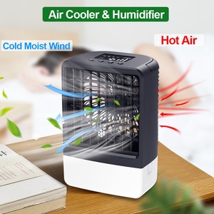 Ventilador de Escritorio Inteligente para Oficina en Casa, Enfriador de Aire con Hielo y Agua de 500 ml, Mini Ventilador Portátil USB de 4000 mAh - Product Image 2