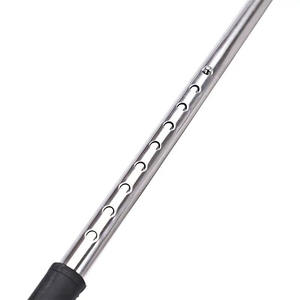 Bastón ajustable de acero inoxidable, ligero, para personas mayores y pacientes en rehabilitación, con agarre de plástico, Hengshui - Product Image 2