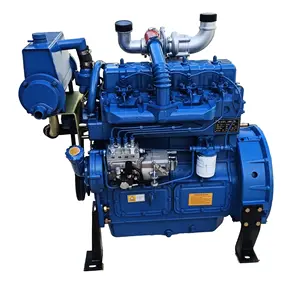 Motor diesel marinho Ricardo ZH4100ZC turbocompressor original, motor refrigerado a água, 55 cv/1800 rpm