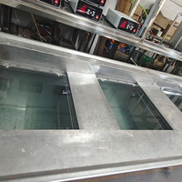 Vollautomatische Mehrtank-Reinigungslinie Portal-Ultraschallreiniger Automatisches Teilewaschsystem Entfettungslinie