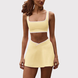Tenniskleding Verzamelen Sportbeha Golfrok Activewear 2 Stuks Yoga Sport Outfit Sets - Product Image 5
