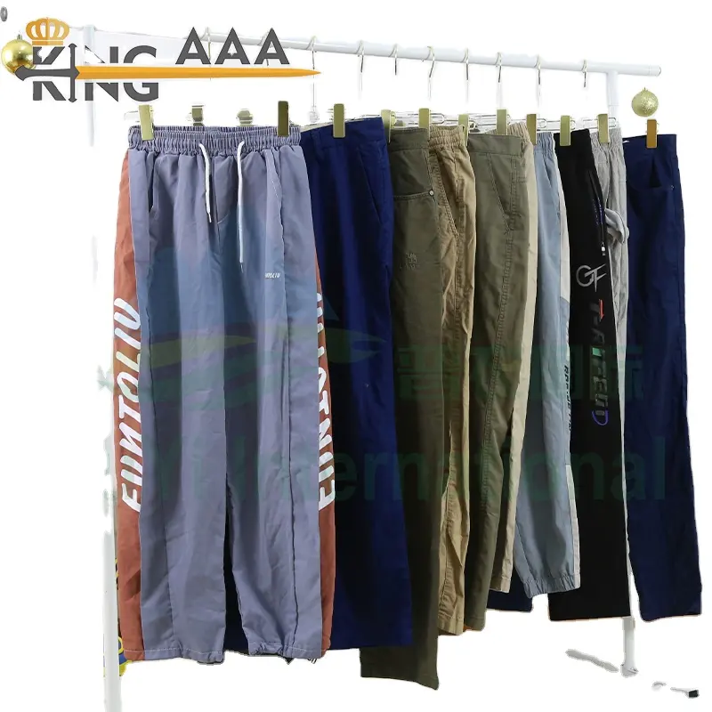 Pantalones de hombre Pantalones moda coreana importación mixta marca a granel sin balas ropa usada Pantalones usados para hombres