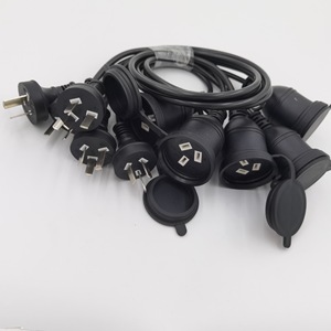 Enchufe de extensión con 3 tomas de corriente, 10A, 110V, ABS, regleta de seguridad para uso doméstico - Product Image 2