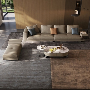 Sofá Esquinero Multifuncional de Tres Plazas <span class=keywords><strong>Bella</strong></span>, Estilo Italiano Moderno, Tapizado en Tela, de Lujo Ligero, Recto, para Sala de Estar de Villa - Product Image 6