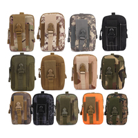 Sac banane de course pour activités de plein air, sacoche tactique Molle camouflage pour téléphone portable