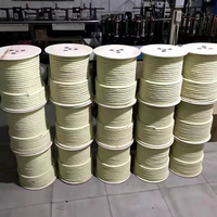 Cordon en fibre de verre mélangée à l'aramide de 3/8 pouce, haute absorption, combustion prolongée