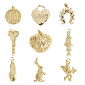 Heart Pendant Necklace With Diamond <b>Cross</b> Clavicle <b>Chain</b> Stackable Style Individualistic Trend Jewelry Findings Yiwu Origin - Product Image 1