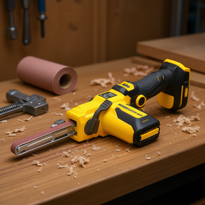 Lijadora de banda inalámbrica SFMCE210B-XJ, alimentada por batería de iones de litio de 18 V, velocidad variable para lijado de madera y metal - Product Image 3