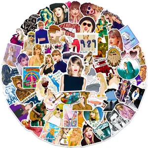 Nuovo 100PCS popolare cantante album fashional art picture taylor sticker