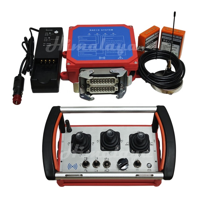 Putzmeister HBC Radio Concrete Pump Spare Parts Wireless Joystick 4 Direction Remote Control Controller for Concrete Pump