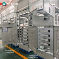 Armoire de compensation statique de puissance (VSP) sur mesure 380V 400V 690V Basse Tension 35-600kvar, réponse 5ms, refroidissement par air pour compensation de puissance industrielle