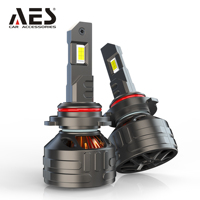 AES Car Play and Plug Led Phares 100W 6000K T1 PRO-H4 H1 H7 H119005 9006 Led Ampoule Remplacer Original Car Xenon Lamp