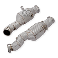 Collecteur d'échappement haute performance pour Mercedes Benz W205 W213 C43 E43 GLC43 E400 3.0T en acier inoxydable 304 avec isolation
