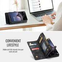 CaseMe 2025 Meilleur vendeur pour Samsung S25 A16 A26 A36 A56 A06 Étui portefeuille en cuir pour Samsung A16 Pochette Sac