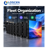Écran LED de location intérieur P2.604 500x500mm avec armoire à verrouillage rapide pour scène et événements religieux