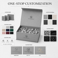 Boîtes en papier rigides, boîte cadeau pliable magnétique, emballage de luxe, logo personnalisé, fermeture pour emballage de parfum, montre, bijoux