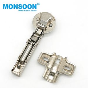 Charnière hydraulique à sens unique dissimulée de 26mm à glissière sur les charnières de <span class=keywords><strong>porte</strong></span> en verre <span class=keywords><strong>d</strong></span>'armoire à fermeture en douceur - Product Image 6