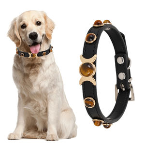 <span class=keywords><strong>Collar</strong></span> para mascotas con antiasfixia, resistente a mordeduras, antirotura, piedra de ojo de Tigre, <span class=keywords><strong>collar</strong></span> para perro, colocación diaria - Product Image 5