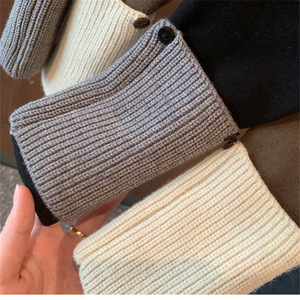 Tongxingyuan Girls Fleece-Lined Leggings Cotton Knitted Winter Pants Solid Color For Toddlers And Babies - Product Image 3